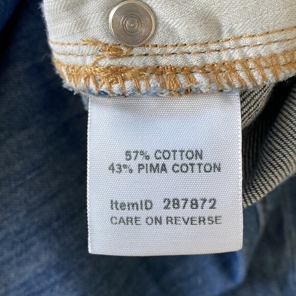 LL Bean Classic Fit Cropped Jeans Pima Cotton High Waist Soft - Picture 8 of 14